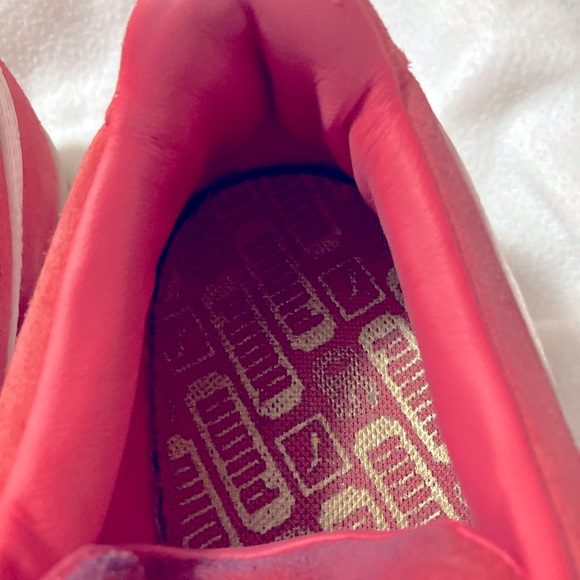 Puma Suede Bboy Fab 1968 50th Anniversary Women’s Shoes in Coral and White 9.0M - Picture 5 of 7